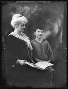 Alice Augusta Laurentia Lane (née Fox-Pitt-Rivers), Lady Avebury; John Lubbock, 3rd Baron Avebury NPG x121378