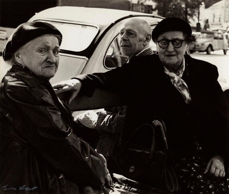 Jean philippe arthur dubuffet with two unknown women npg x132779
