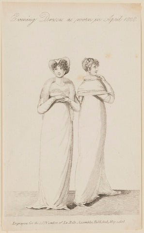 'Evening Dresses as worn in April 1808' NPG D47515