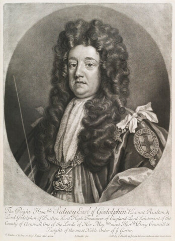 Sidney Godolphin, 1st Earl of Godolphin NPG D11670