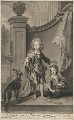 Richard Boyle, 3rd Earl of Burlington and 4th Earl of Cork; Lady Jane Boyle NPG D32425
