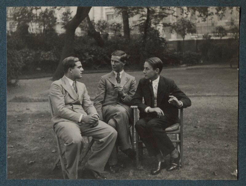 Christopher vernon hassall; walter john herbert ('sebastian') sprott; sir (alan charles) laurence whistler npg ax143887