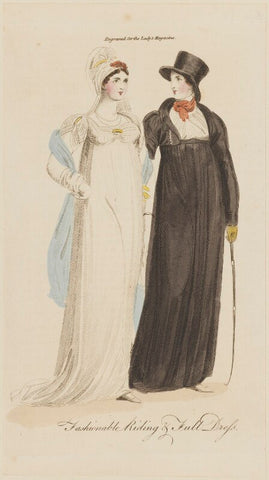 'Fashionable Riding & Full Dress', October 1806 NPG D47539