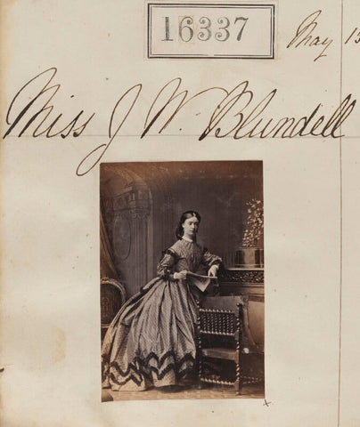 Miss J.W. Blundell NPG Ax64251