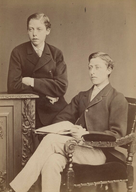 Prince leopold, duke of albany; prince arthur, 1st duke of connaught and strathearn npg x29191