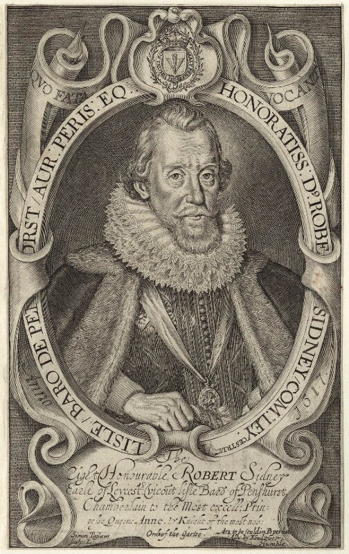 Robert sidney, 1st earl of leicester npg d25816