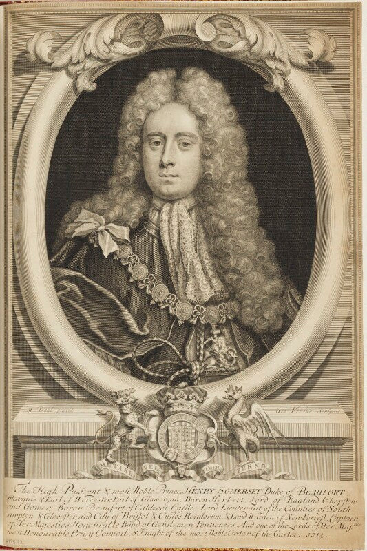Henry somerset, 2nd duke of beaufort npg d18842