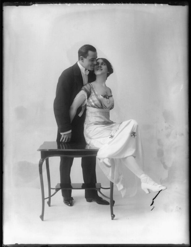 'maurice and walton' (maurice mouvet; florence walton) npg x101582