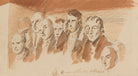 Group of eight unknown sitters for the right niche NPG 1695(x)