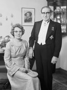 Sir Alan Cumbrae Rose McLeod and Noreen Egremont (née King), Lady McLeod NPG x173183