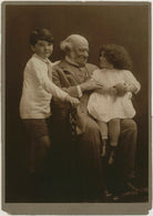 Hardinge Stanley Giffard, 1st Earl of Halsbury and his grandchildren NPG x131721