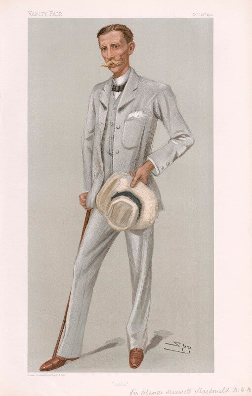 Sir claude maxwell macdonald ('men of the day. no. 825.') npg d45087