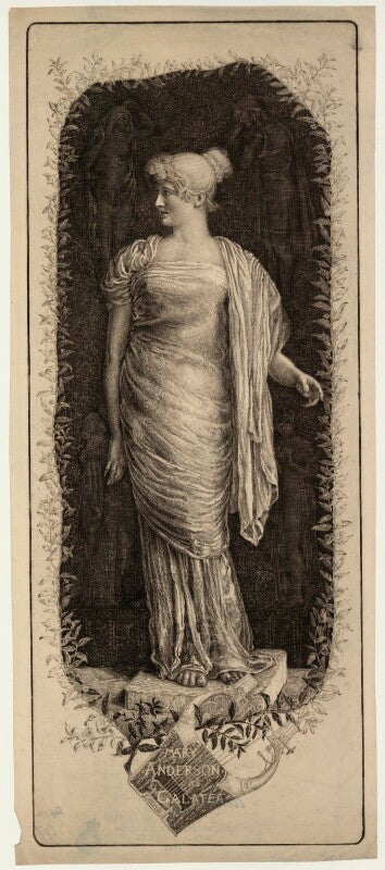 Mary anderson (mrs de navarro) as galatea npg d7014