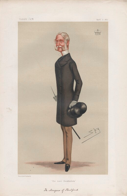 Francis george hugh seymour, 5th marquess of hertford ('statesmen. no. 48.') npg d43791