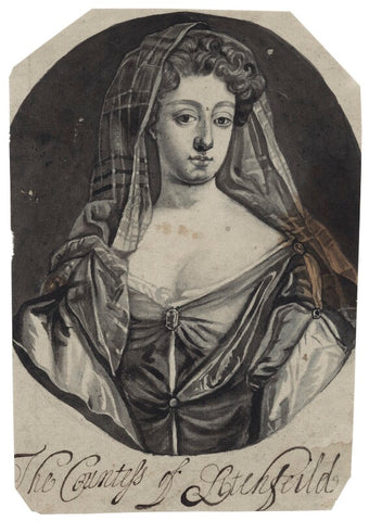 Charlotte Lee (née Fitzroy), Countess of Lichfield NPG D30998