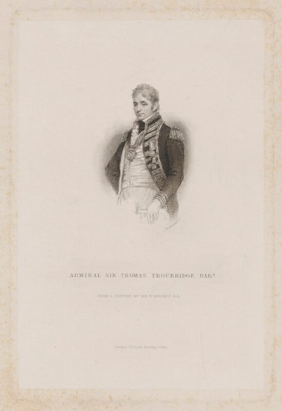 Sir thomas troubridge, 1st bt npg d39413