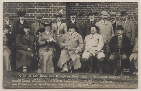 'Visit of the King and Queen of Portugal to Windsor Castle, 1904' NPG x45129