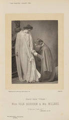 Olga Brandon as Vashti Dethic; Edward Smith Willard as Judah Llewellin in 'Judah' NPG Ax9374