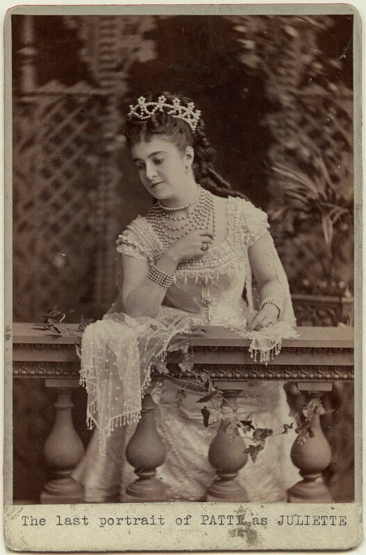 Adelina patti as juliet in 'romeo and juliet' npg x14712