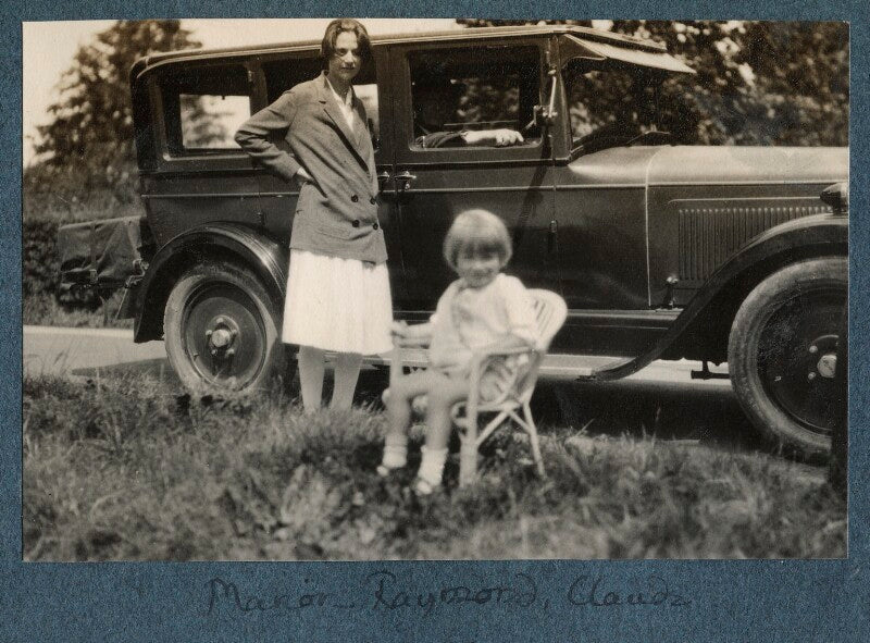 Catherine colomb (marie louise ('marion') reymond (née colomb)) and her son claude reymond npg ax142655