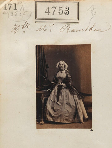 Hon. Frederica Selina Ramsden NPG Ax54764