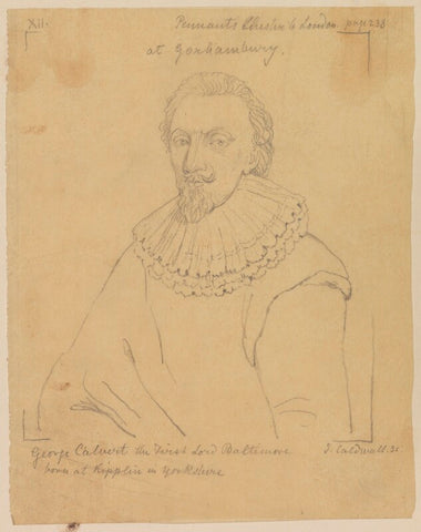 George Calvert, 1st Baron Baltimore NPG D34114