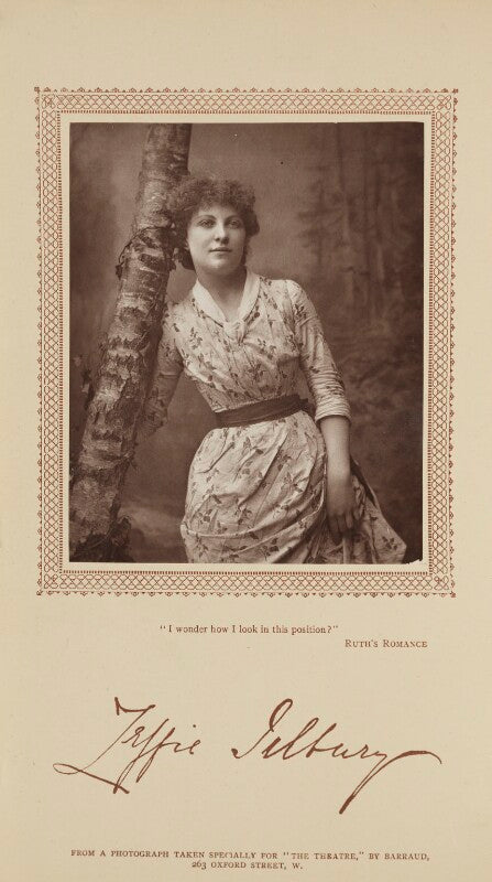 Zeffie tilbury (mrs l.d. woodthorpe) in 'ruth's romance' npg ax29205
