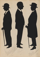 Tourists on the West Pier, Brighton (E.B. Fenton; J.W. Stevenson and an unknown sitter) NPG D46439