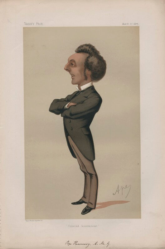 Sir john pope hennessy ('men of the day. no. 100.') npg d43685