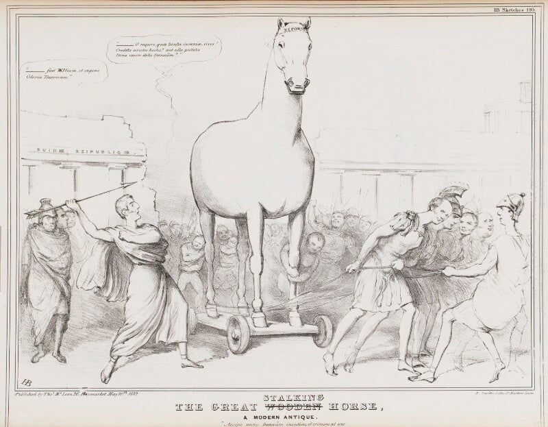 The great stalking horse, a modern antique npg d41130
