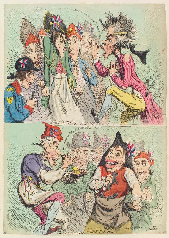 'the national assembly petrified. the national assembly revivified' npg d12423