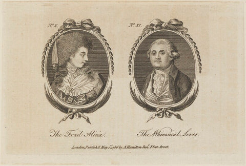 'The Frail Alicia and the Whimsical Lover' (Sampson Eardley (né Gideon), 1st Baron Eardley) NPG D14728