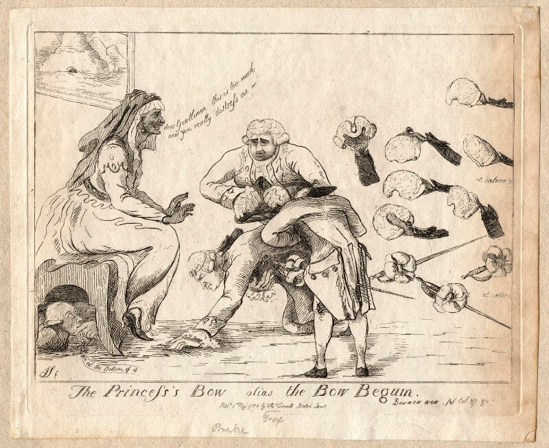 'the princess's bow alias the bow begum' npg d9573