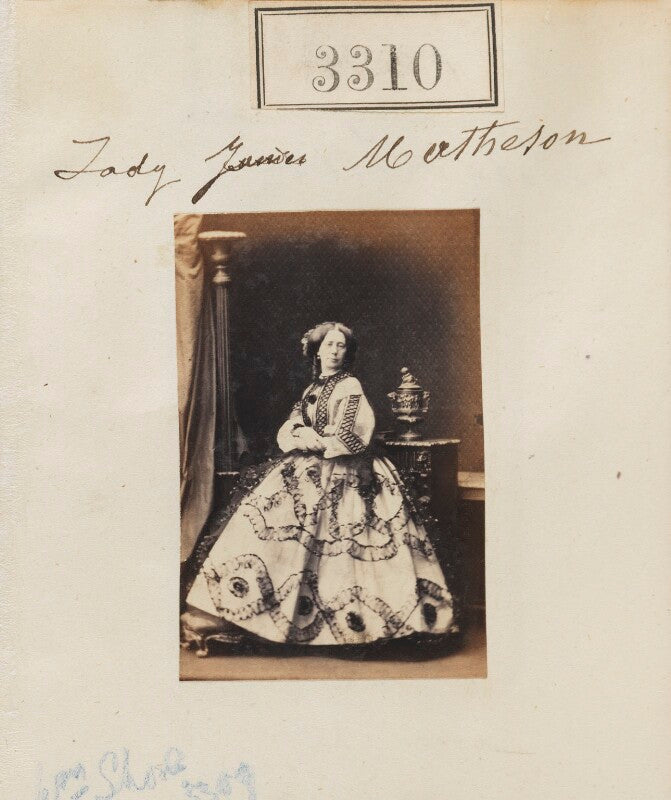 Mary jane (née perceval), lady matheson npg ax52709