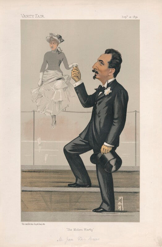 Jan marie constantin van beers ('men of the day. no. 517. "the modern wiertz."') npg d44559