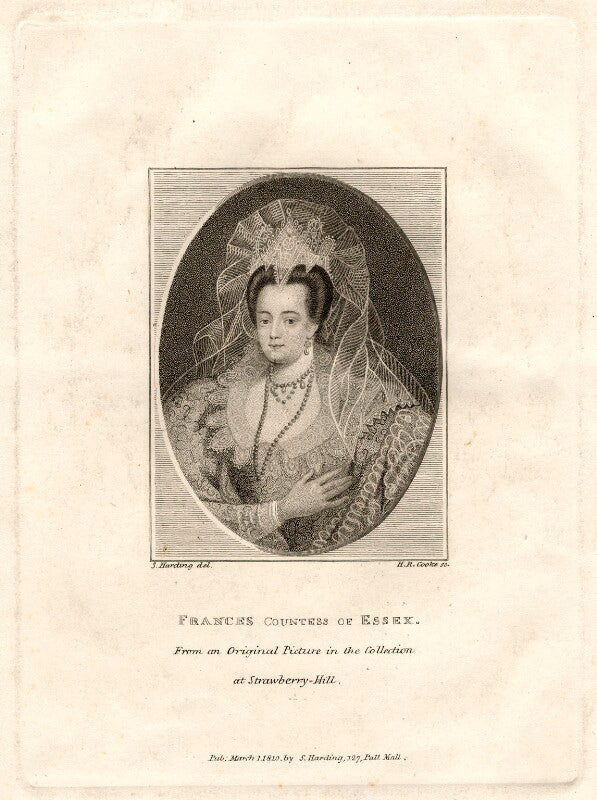 Possibly frances devereux (née walsingham), countess of essex npg d2313