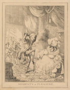 Moments of Pleasure (Lady Anne Hamilton; Sir Matthew Wood, 1st Bt; Princess Caroline of Brunswick-Wolfenbüttel) NPG D17917b