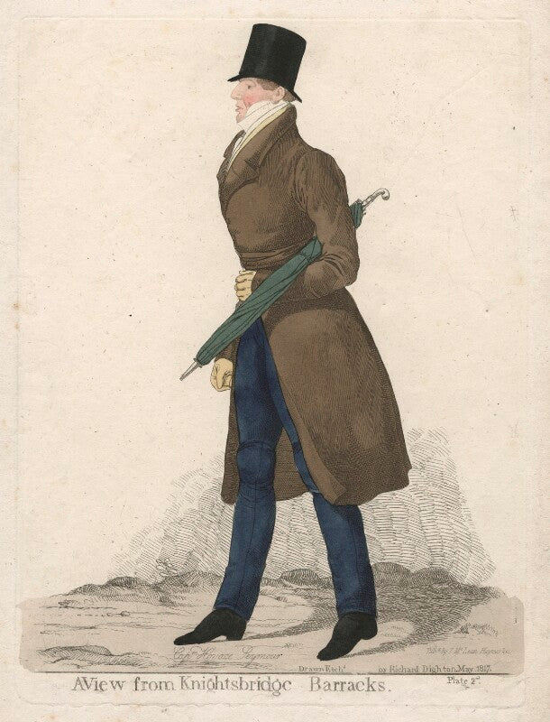 Sir horace beauchamp seymours ('a view from knightsbridge barracks') npg d17808