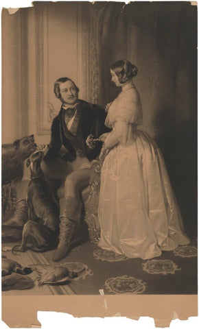 Prince Albert of Saxe-Coburg and Gotha; Queen Victoria NPG D33626
