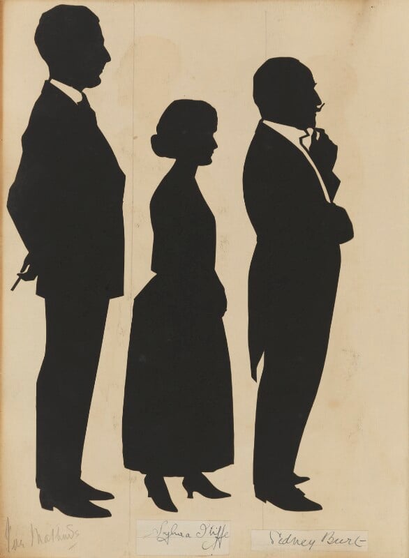 Actors in role for the play 'the little duchess' at the lyceum theatre sheffield (includes sidney burt) npg d46604