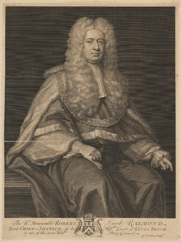 Sir robert raymond, 1st baron raymond npg d39660