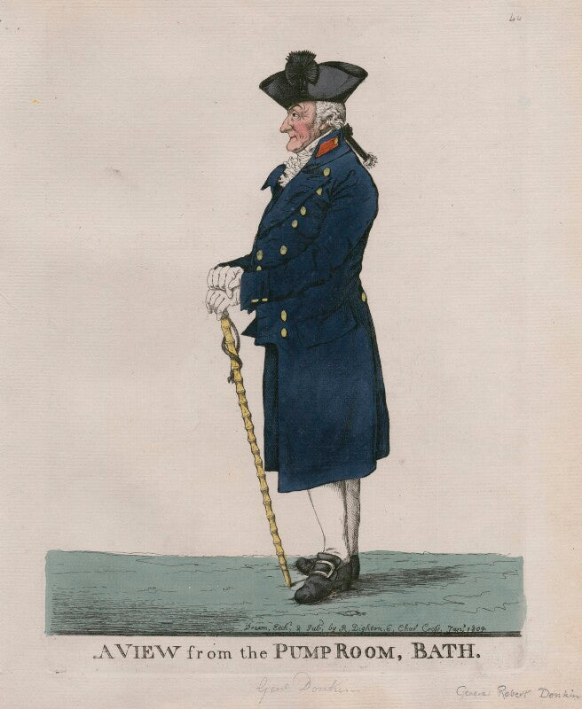 Robert donkin ('a view from the pump room, bath') npg d13304