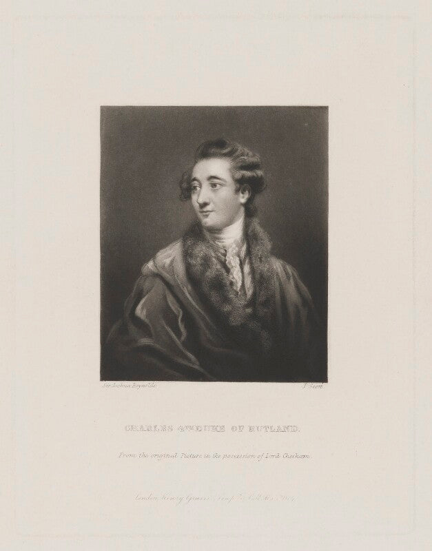 Charles Manners, 4th Duke of Rutland Greetings Card National Portrait