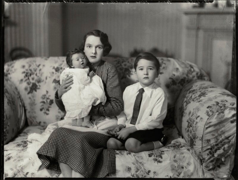 Caroline ismay maud sale; hon. ismay hilda margaret sale (née fitzroy); charles richard walter sale npg x151501