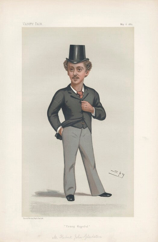 Herbert john gladstone, 1st viscount gladstone ('statesmen. no. 399.') npg d44065