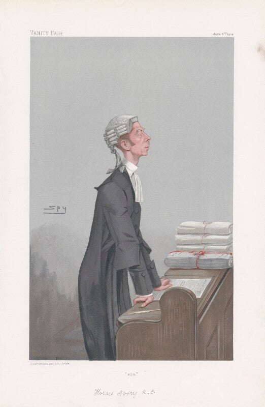 Sir horace edmund avory ('men of the day. no. 918. "slim"') npg d45225