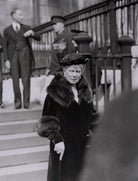 Sir Philip Albert Gustave David Sassoon, 3rd Bt; Queen Mary and an unknown guard NPG x136770