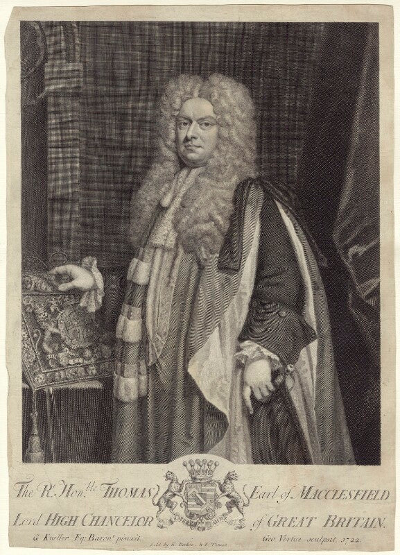 Thomas parker, 1st earl of macclesfield npg d27515