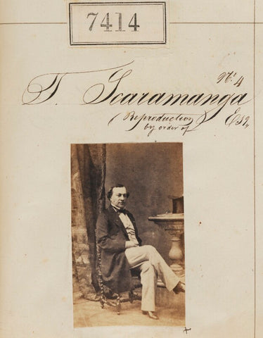 'Reproduction by order of T. Scaramanga Esq.' NPG Ax57317