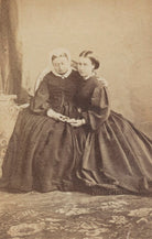 Queen Victoria; Princess Helena Augusta Victoria of Schleswig-Holstein NPG Ax196519